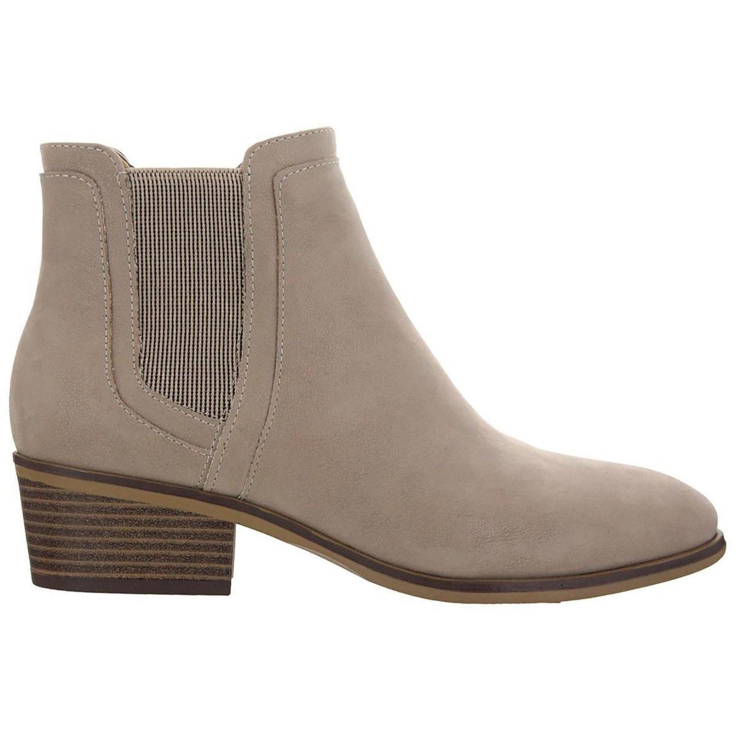 Mia Amore Womens Talya Block Heel Ankle Chelsea Boots 8.5 Medium (B,M) / STN Bruss