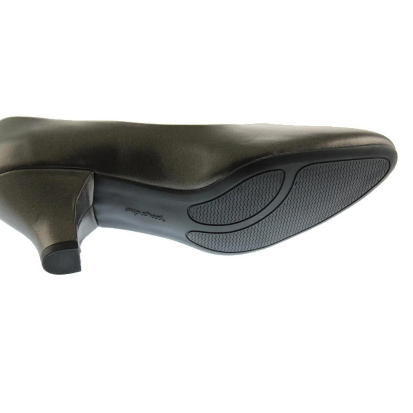 Easy Street Womens Fabulous Slip On Pumps 9 Narrow (AA,N) / Pewter