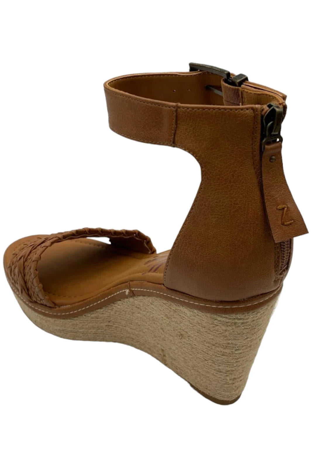Zodiac Womens Sabeen Braided Espadrilles 9.5 Medium (B,M) / Carmel PU