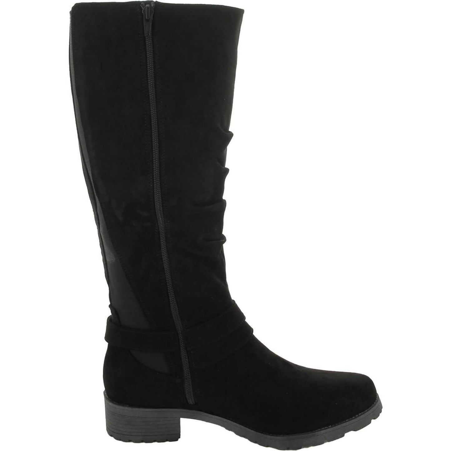 White Mountain Womens Dayna Black Over-The-Knee Boots 8.5 Medium (B,M)
