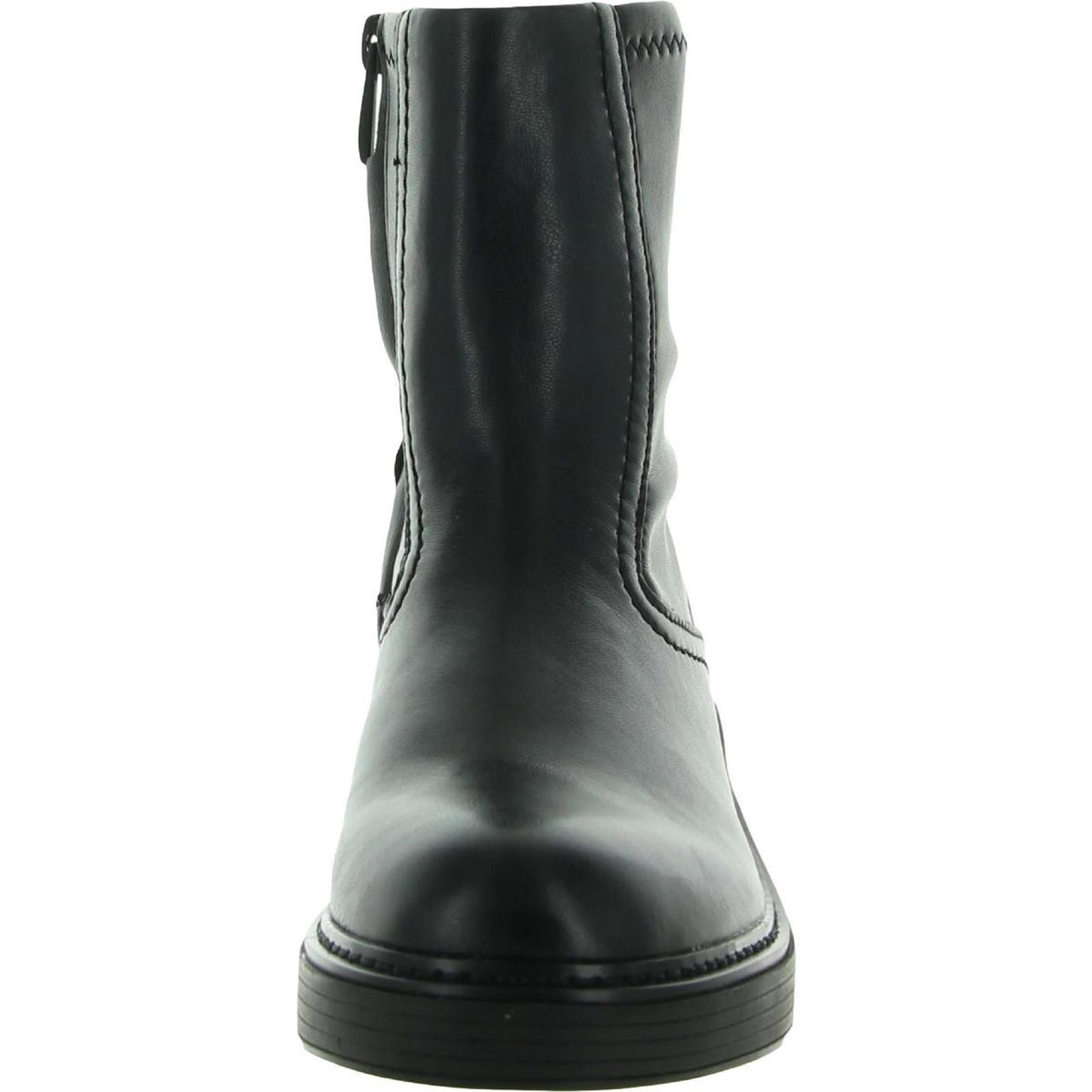 Franco Sarto Womens Karbon Zipper Pull On Ankle Boots 7 Medium (B,M) / Black