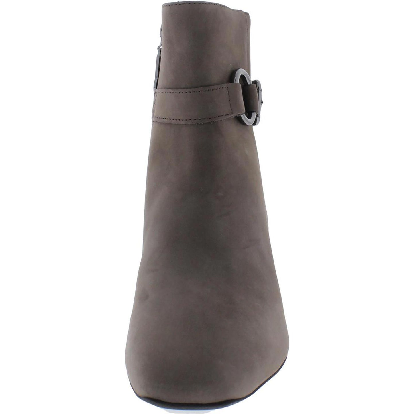 Marc Joseph Womens Madison Buckle Block Heel Ankle Boots Shoes 5