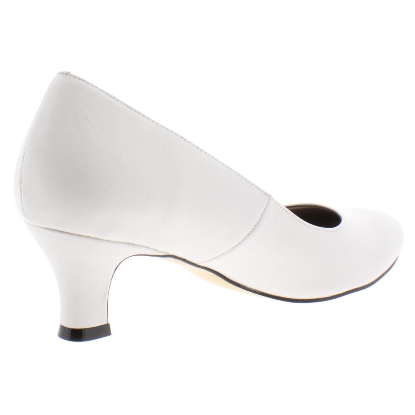 Zapatos de tacón bajo con plantilla acolchada y plana para mujer de Array, 10 de ancho
