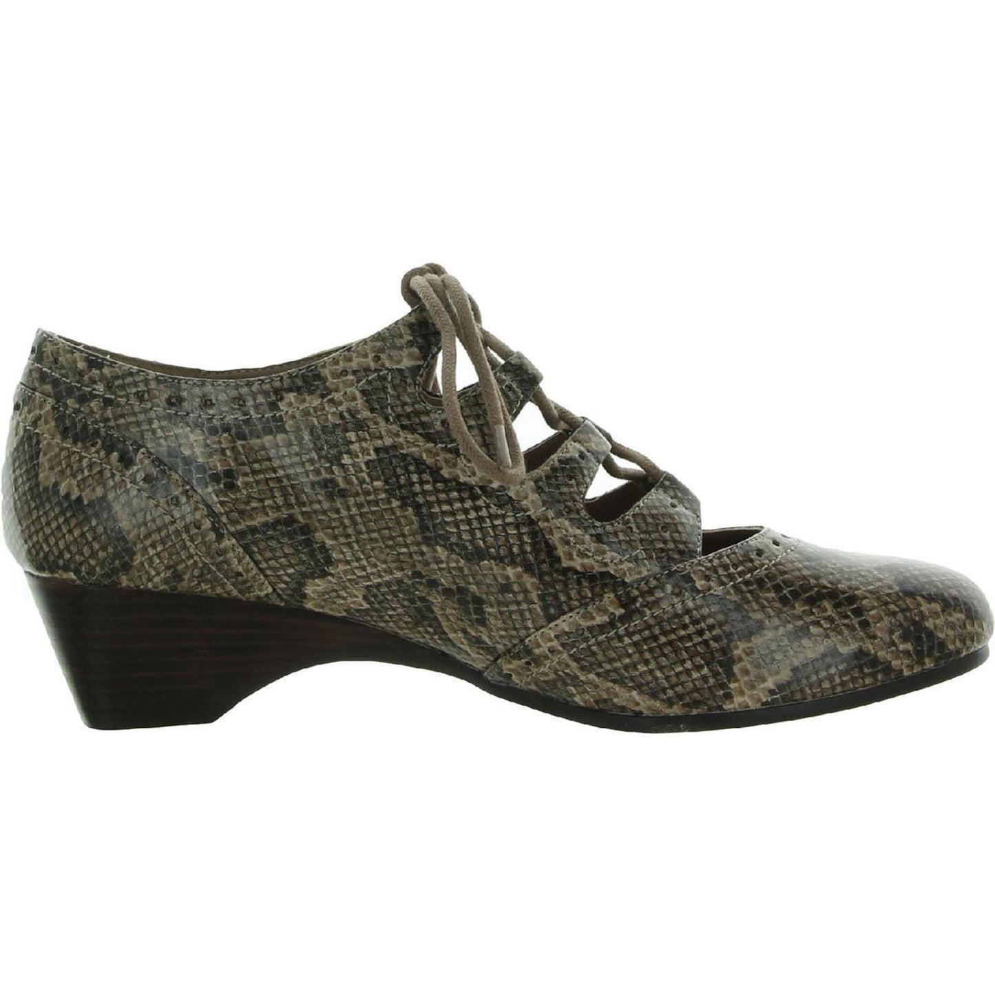 Bella Vita Womens Posie II Oxford Lace-Up Cutouts Pumps Shoes 8.5 Narrow