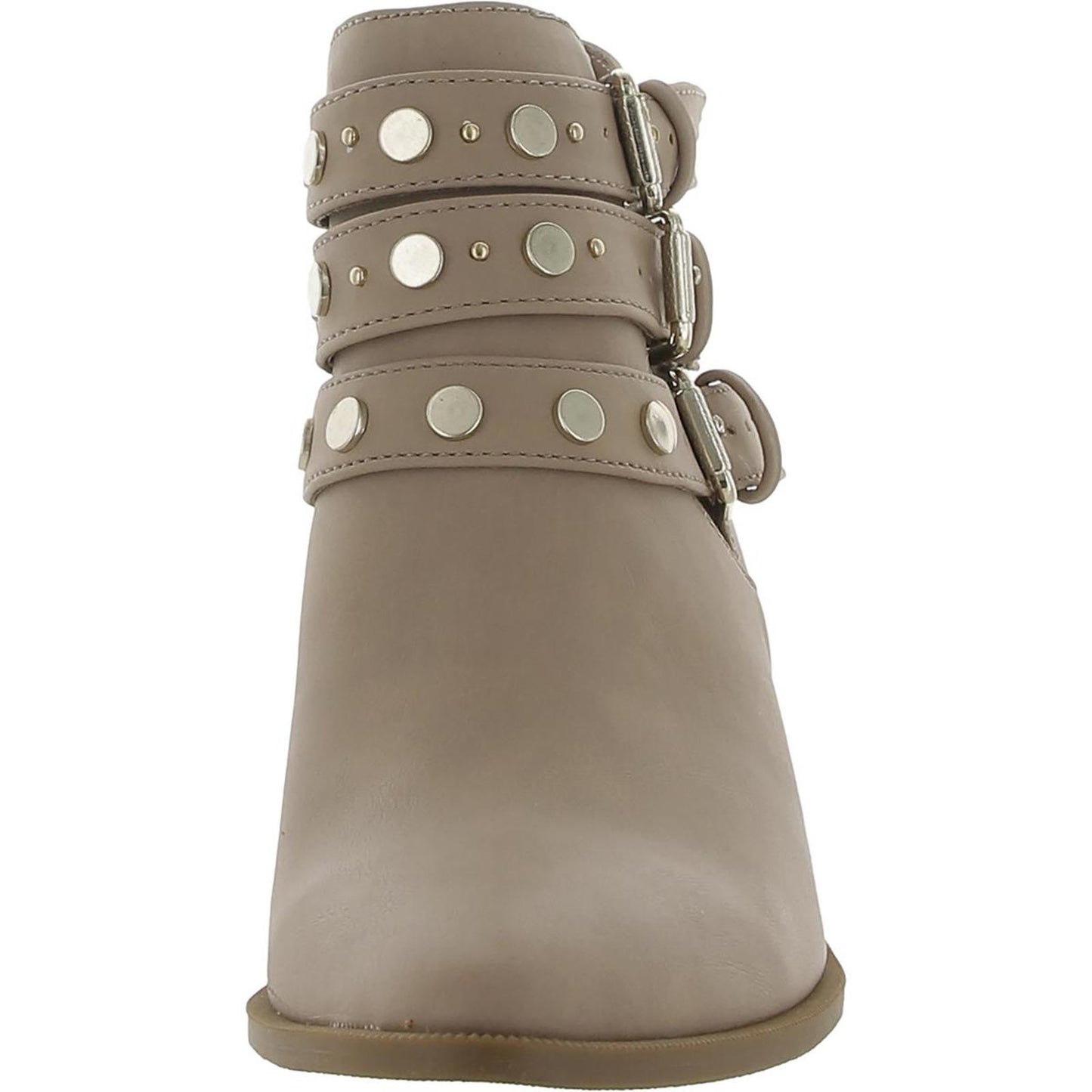 Circus by Sam Edelman Womens Henna Faux Leather Studded Ankle Boots