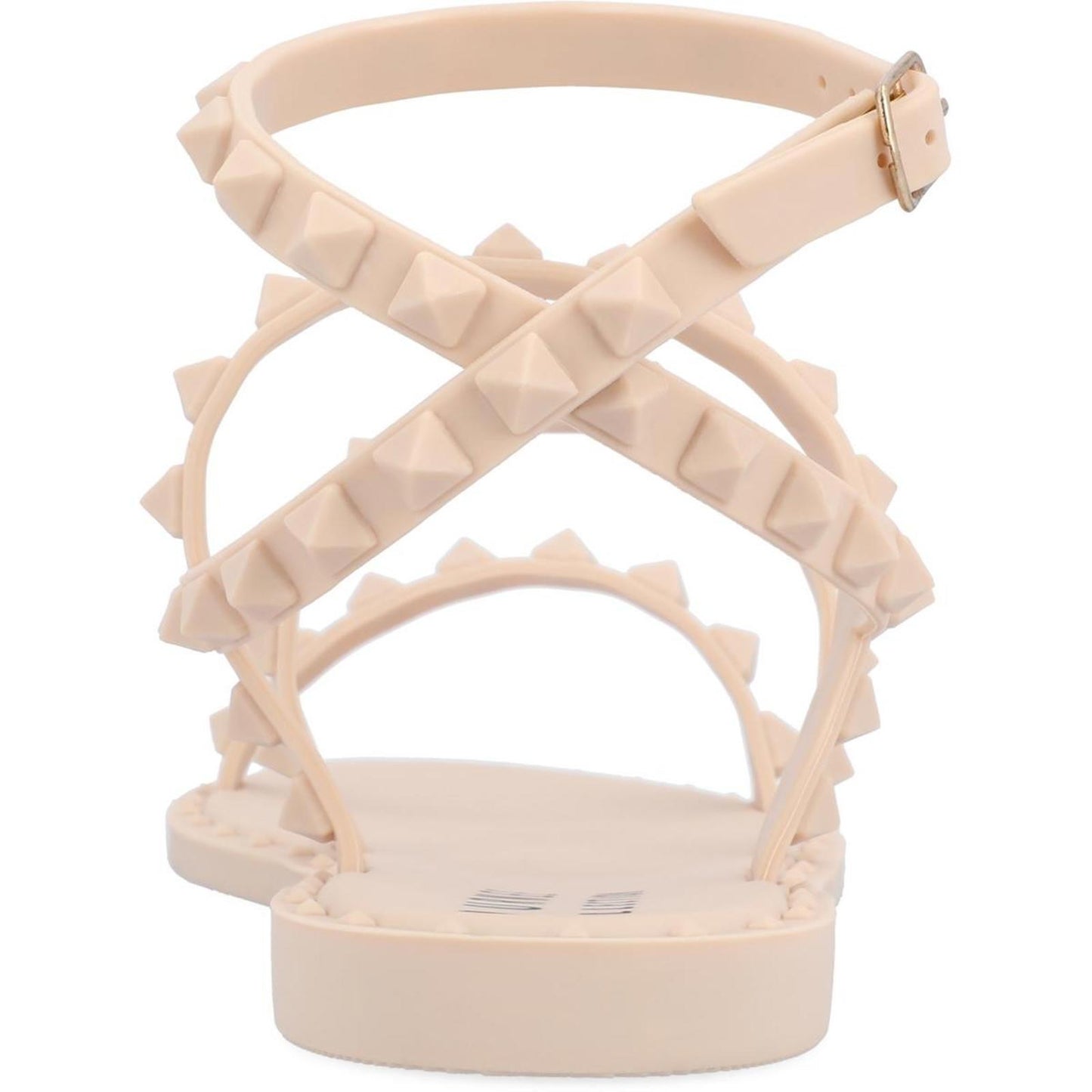 Journee Collection Womens SAPHIRA Ivory Flatform Sandals 9 Medium (B,M)
