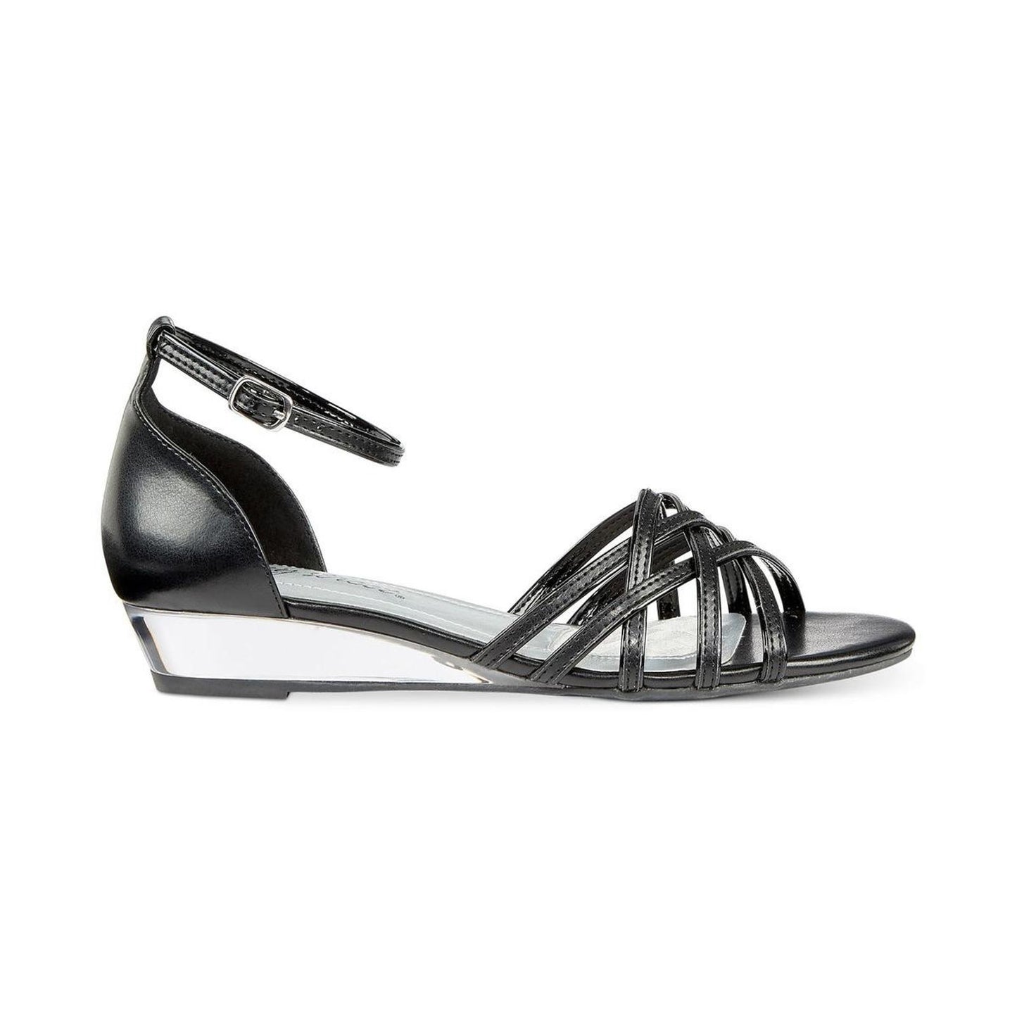 Easy Street Womens Tarrah Black Evening Sandals Shoes 8.5 Medium (B,M)