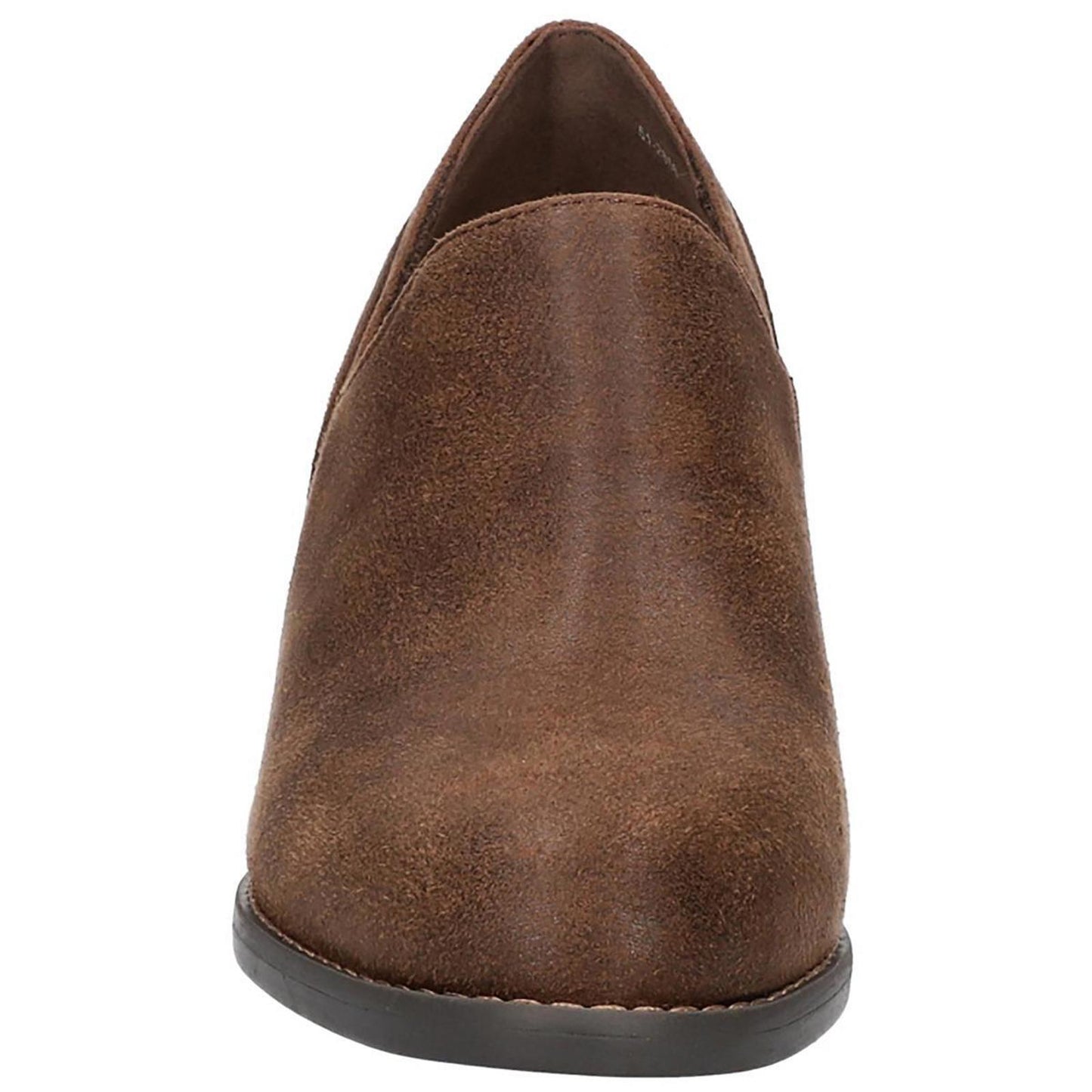 Bella Vita Womens Nakia Brown Slip On Booties Shoes