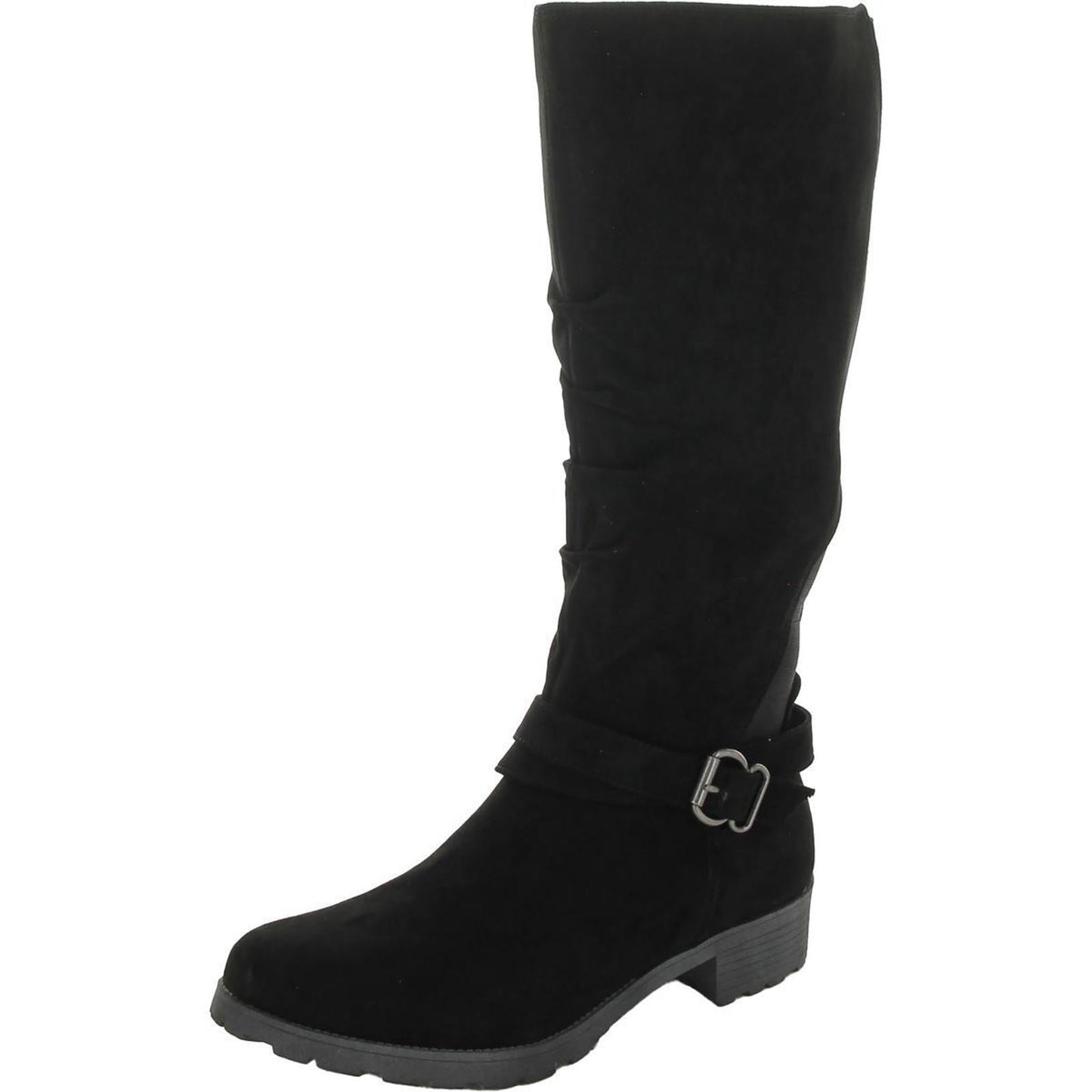 White Mountain Womens Dayna Black Over-The-Knee Boots 8.5 Medium (B,M)