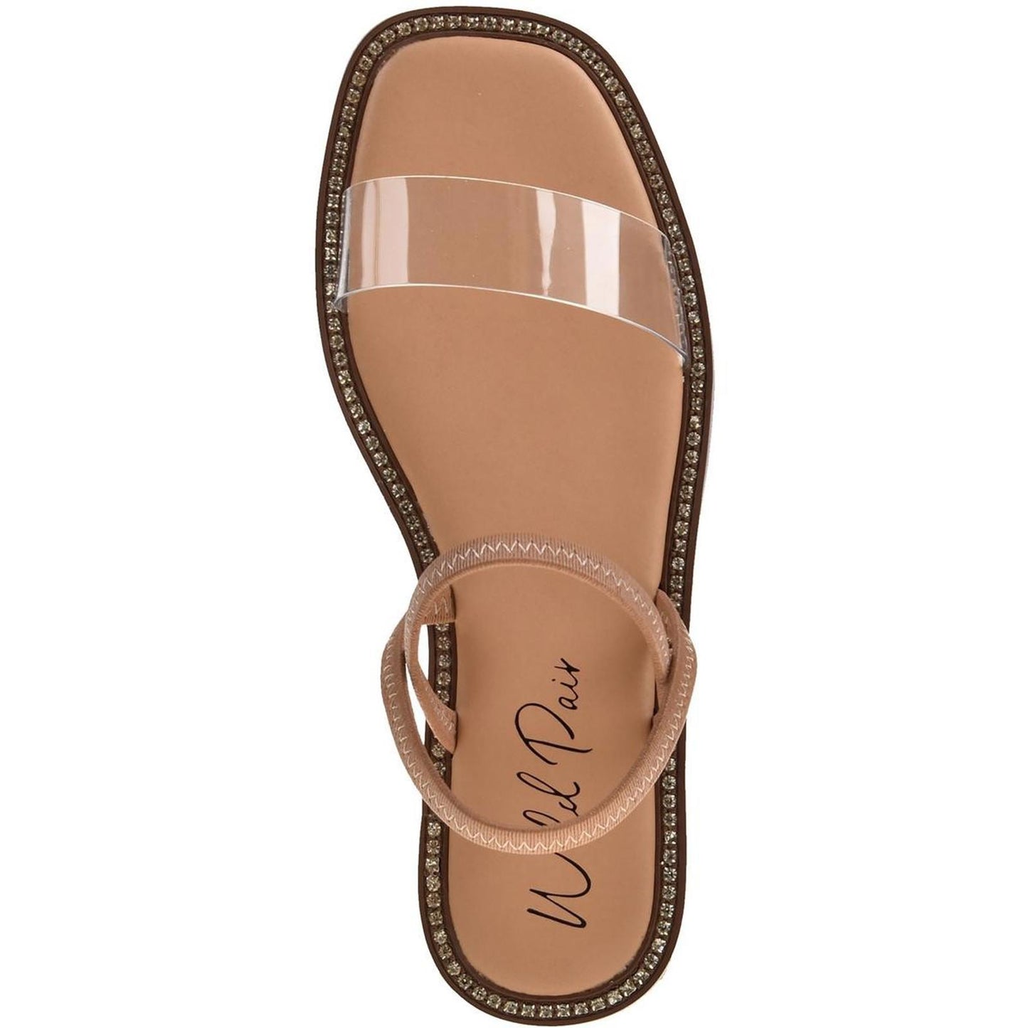 Wild Pair Womens Celest Tan Slingback Sandals Shoes 9.5 Medium (B,M)