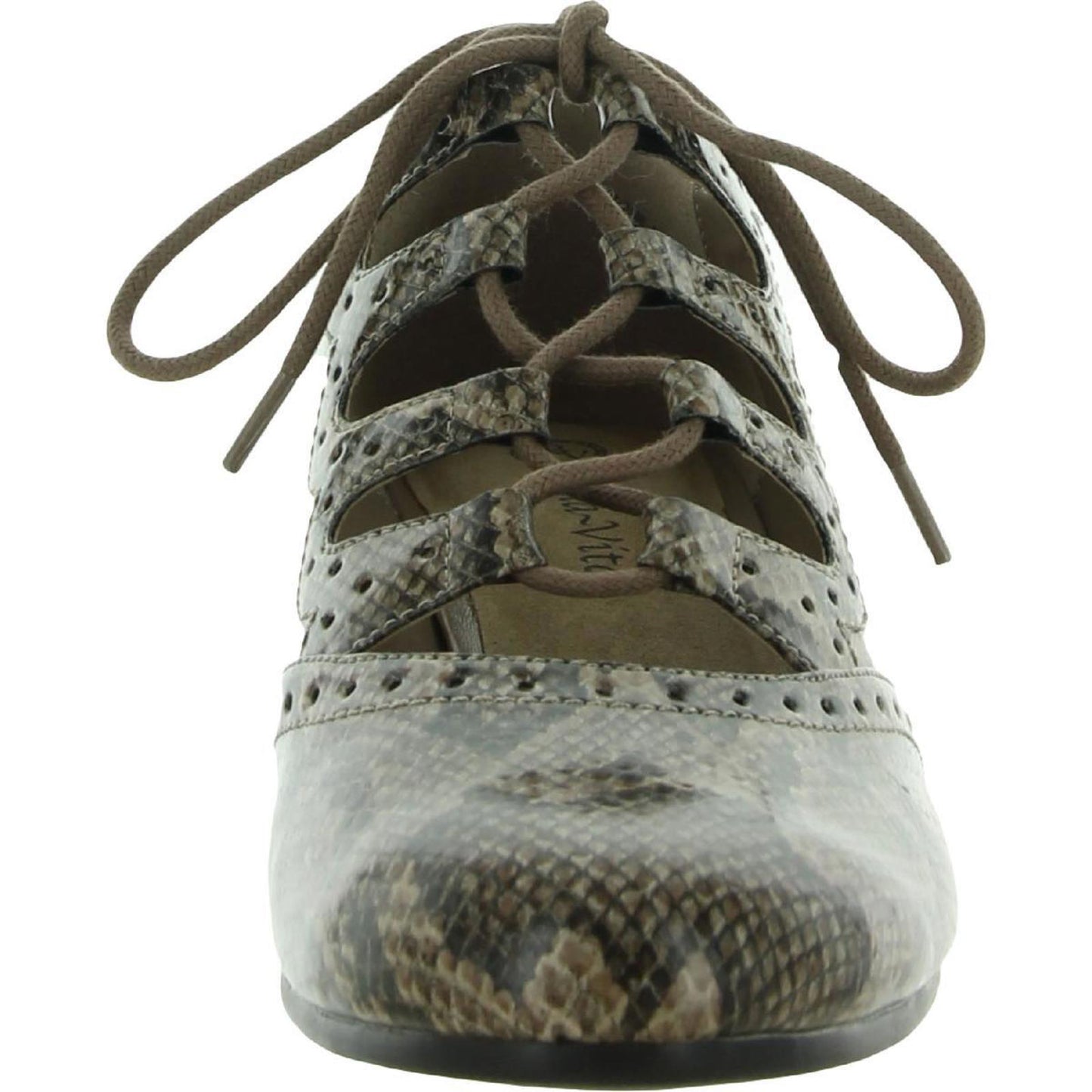 Bella Vita Womens Posie II Oxford Lace-Up Cutouts Pumps Shoes 8.5 Narrow