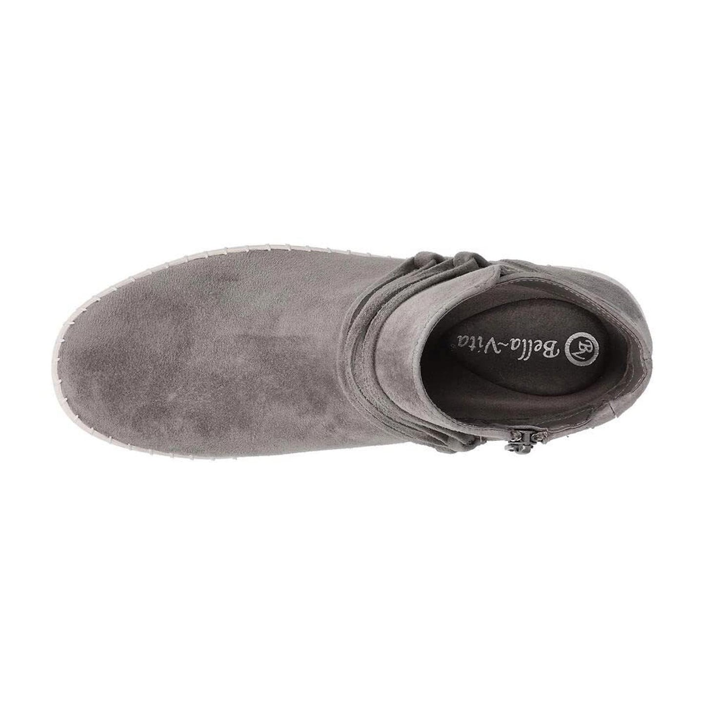 Bella Vita Women's Falynn, Grey Suede Leather, 9 X-Wide