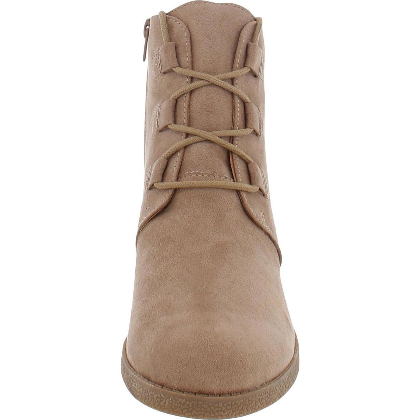 Style & Co. Womens Noellee Taupe Wedge Boots Shoes 9.5 Medium (B,M)