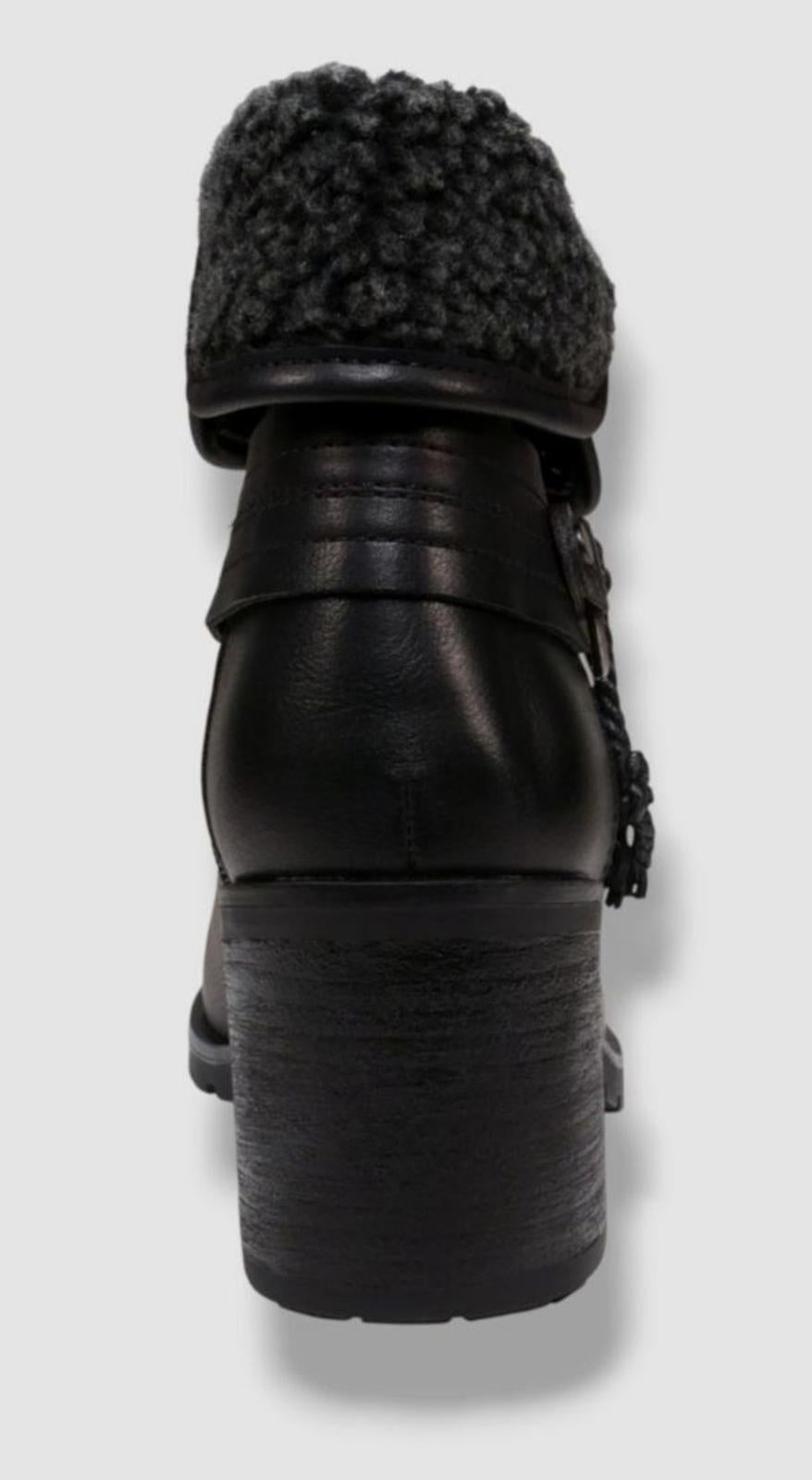 GC Shoes Womens Doja Faux Leather Booties