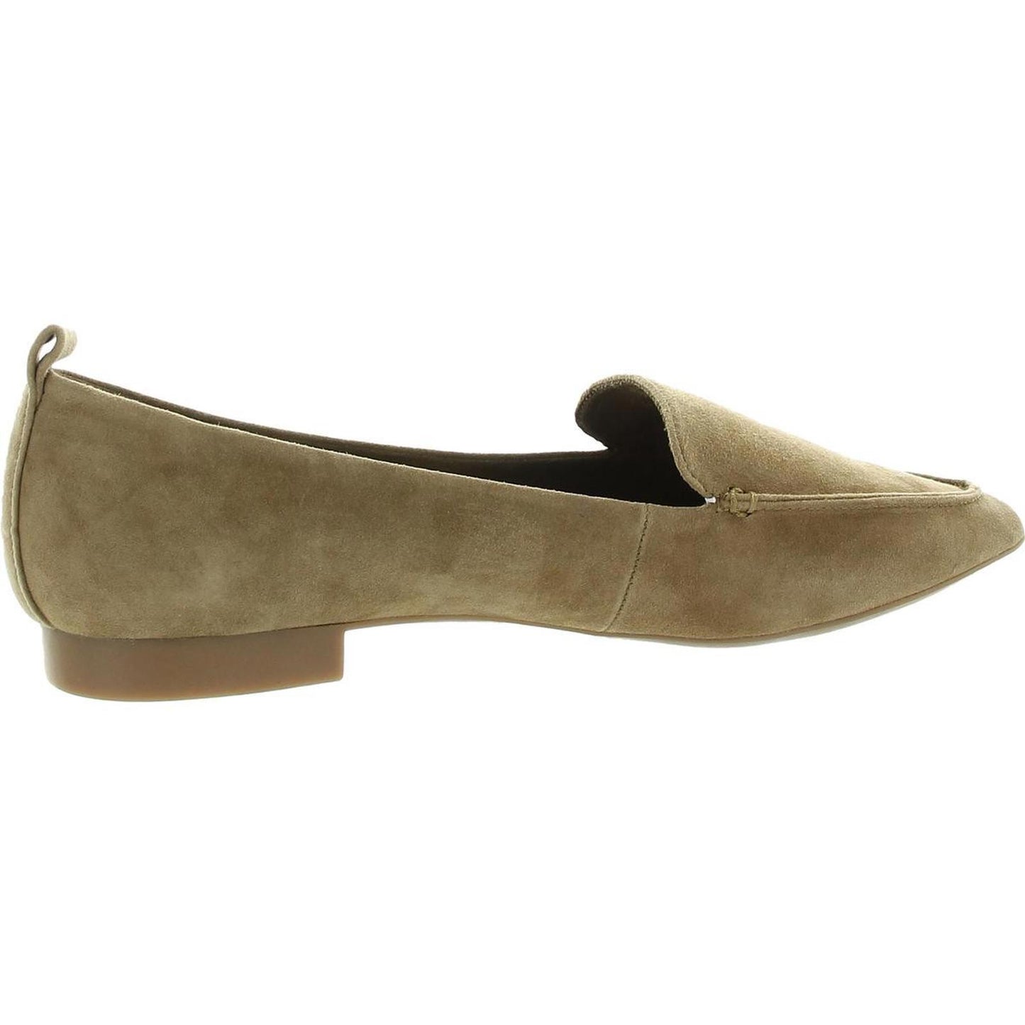 Mocasines Bella Vita de ante sintético con tacón de bloque para mujer, talla 9.5 mediana (B,M) / Ante tostado