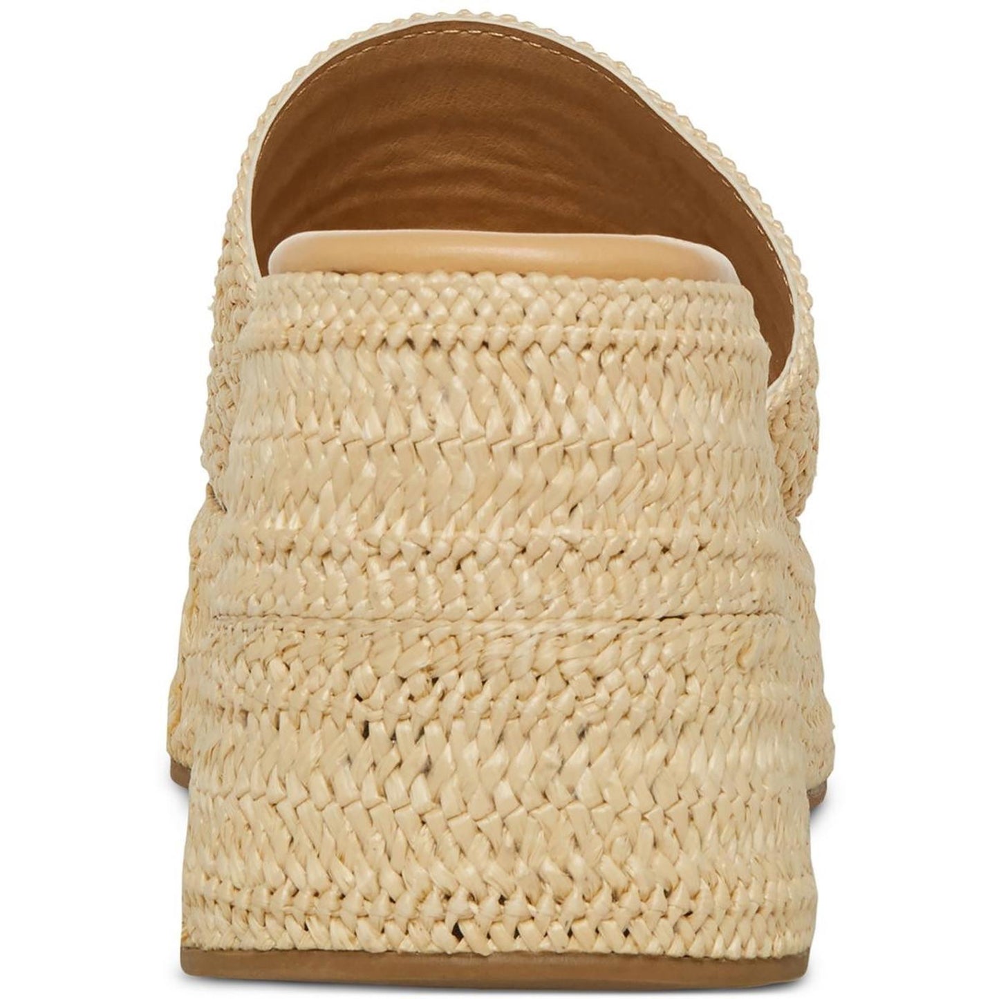 Madden Girl Womens Zahara-R Beige Slide Wedge Sandals 9.5 Medium (B,M)