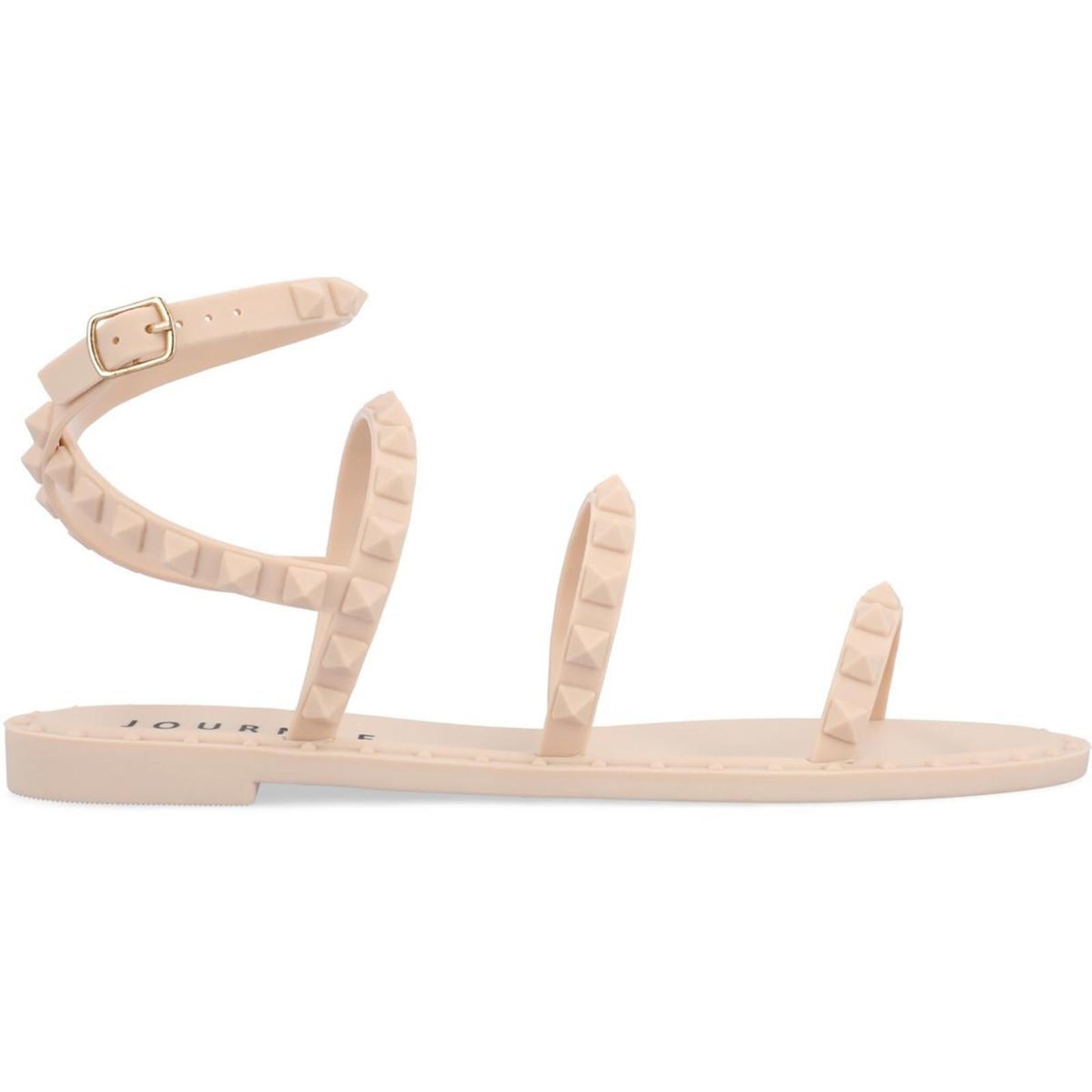 Journee Collection Womens SAPHIRA Ivory Flatform Sandals 9 Medium (B,M)