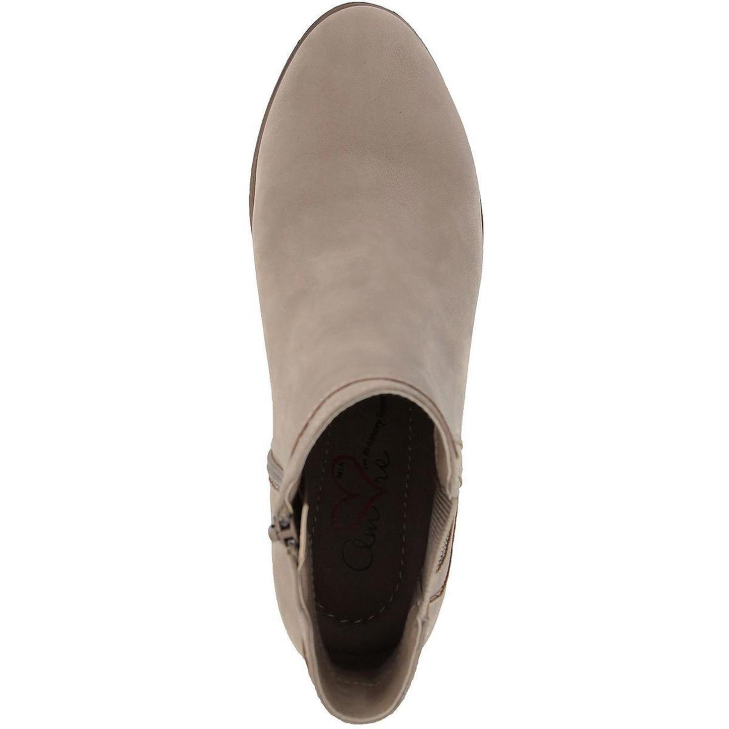 Mia Amore Womens Talya Block Heel Ankle Chelsea Boots 8.5 Medium (B,M) / STN Bruss