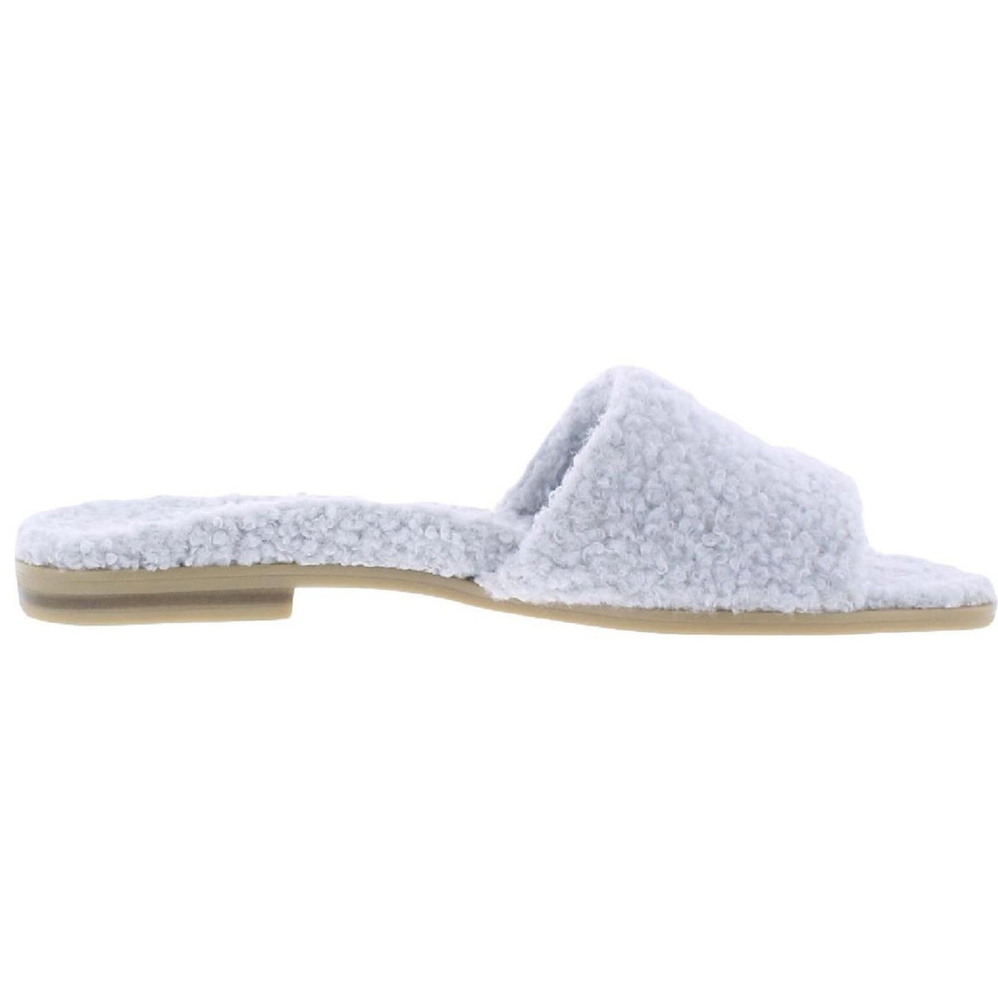 Vionic Womens Demi Blue Slip On Block Heel Slides Shoes 6 Medium (B,M)