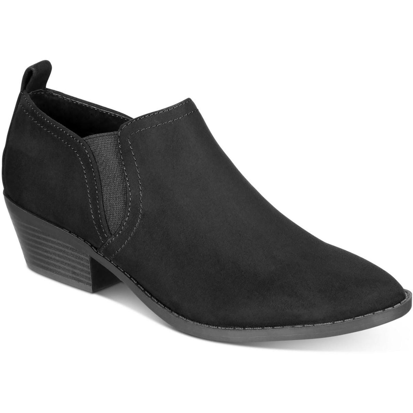 Style & Co. Womens Raniaa Faux Suede Ankle Block Heels Shoes 6