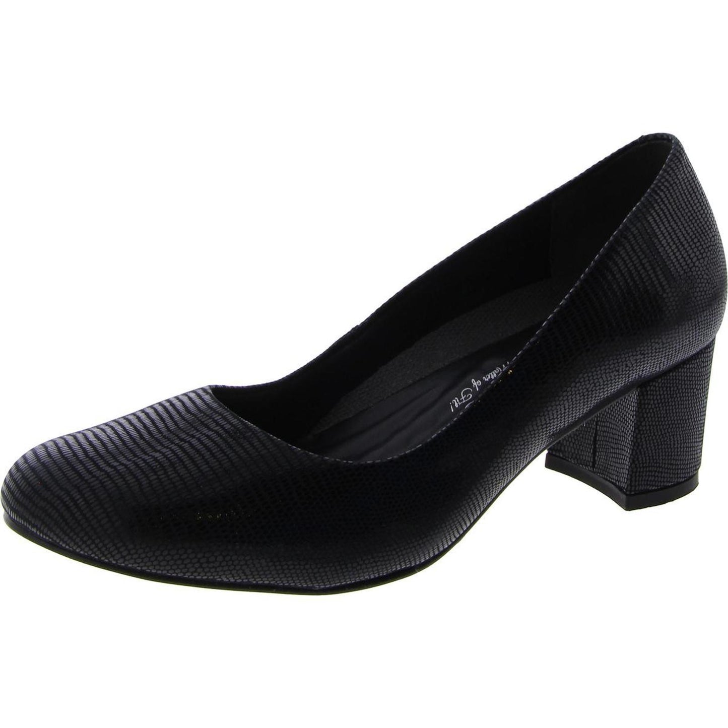 Walking Cradles Womens Jessica Padded Insole Slide On Heels 8.5 Narrow (AA,N) / Black