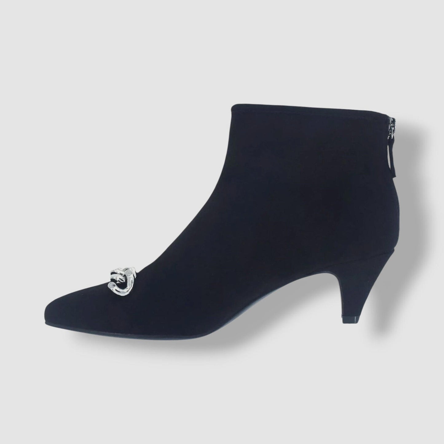 Botines elásticos con cadena Elicia negros para mujer de Impo, talla 9