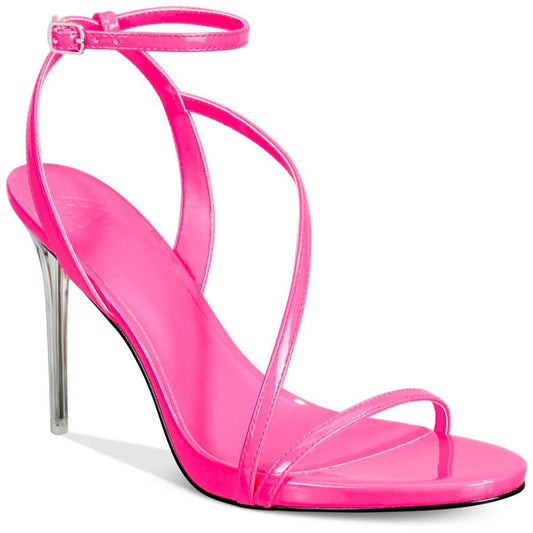 Aaj By Aminah Womens Zayn Leather Evening Stiletto Heels Sandals