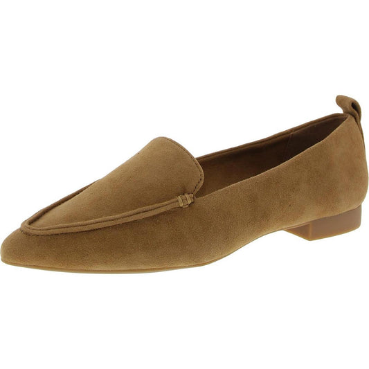 Mocasines Bella Vita de ante sintético con tacón de bloque para mujer, talla 9.5 mediana (B,M) / Ante tostado