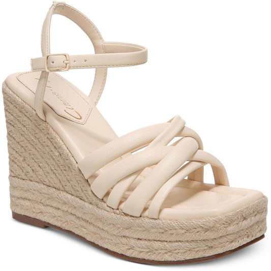 Circus by Sam Edelman Womens IRENE Ivory Wedge Sandals 8.5