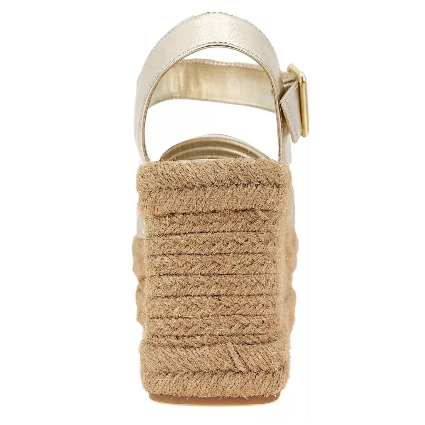 Kenneth Cole NY - Alpargatas con tira al tobillo para mujer, talla Shelby, dorado claro, talla 9.5 m