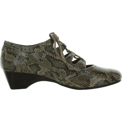 Bella Vita Womens Posie II Oxford Lace-Up Cutouts Pumps Shoes 8.5 Narrow