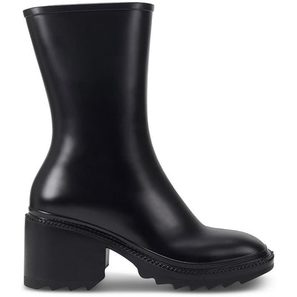 INC Womens Everett Zipper Outdoor Platform Rain Boots Shoes