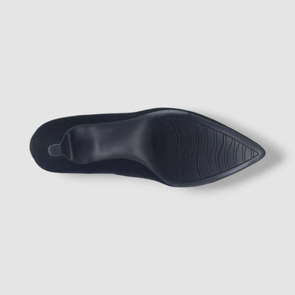 Botines elásticos con cadena Elicia negros para mujer de Impo, talla 9
