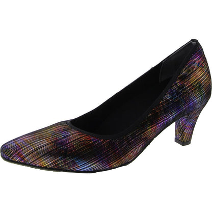 Ros Hommerson Womens Karat Leather Dress Pumps Heels 11 super slim