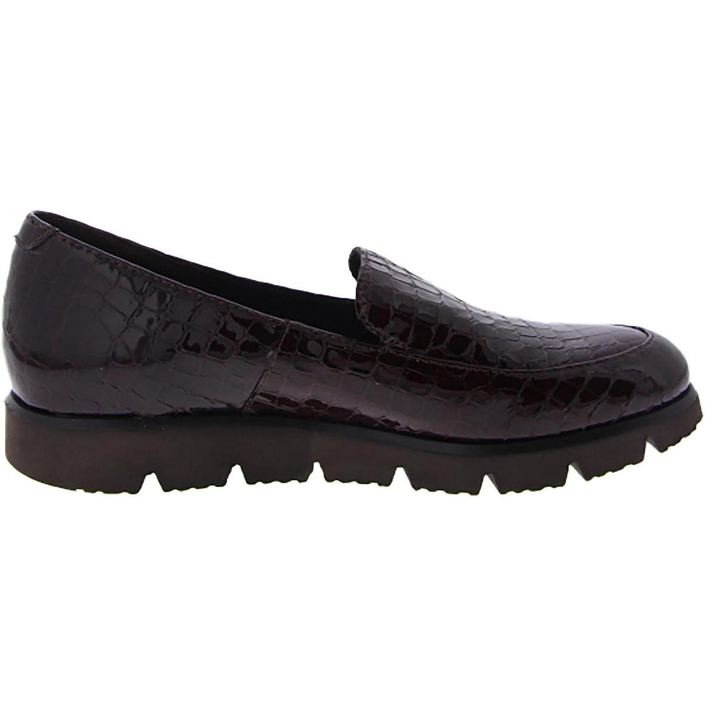 VANELi Womens Jimmy Brown Faux Leather Loafers Shoes 7 Narrow (AA,N)