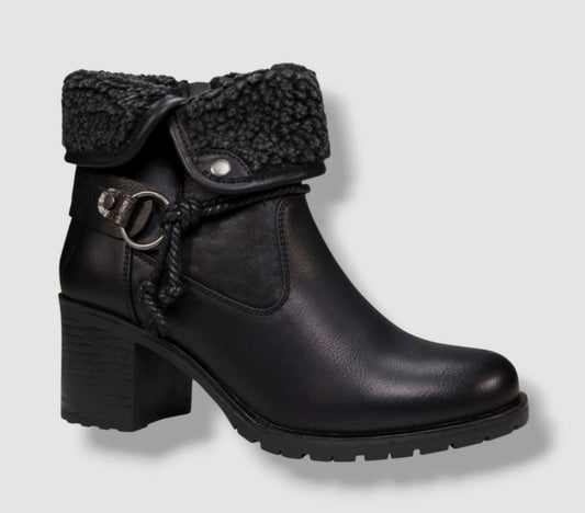 GC Shoes Womens Doja Faux Leather Booties