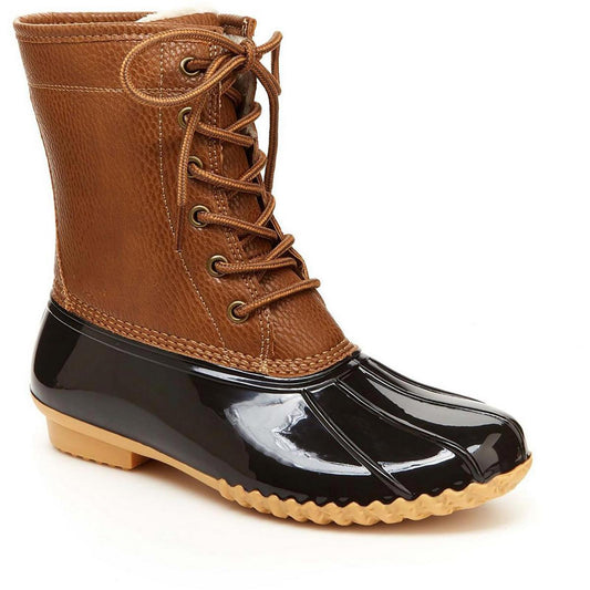 JBU by Jambu Womens Maplewood Brown Rain Boots Shoes 6 Medium (B,M)