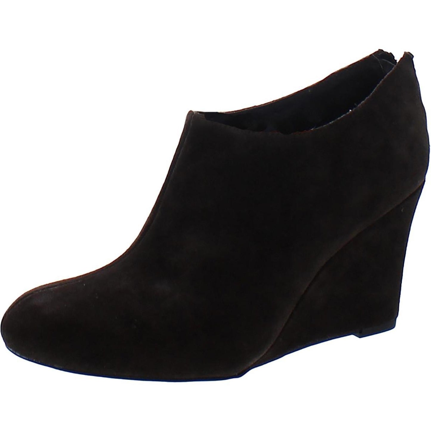 Naturalizer Womens Ella Booties 6.5 Medium (B,M) / Dark Taupe Suede
