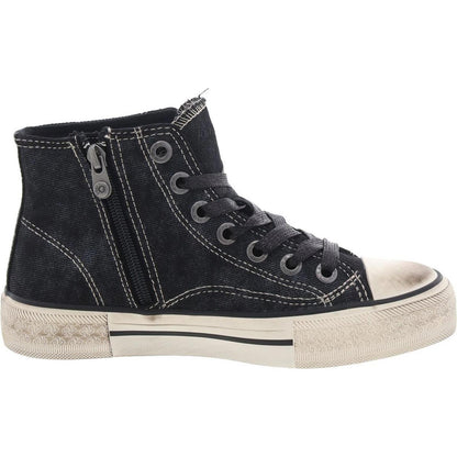 Blowfish Womens Kimber Hi Distressed Canvas Casual And Fashion Sneakers