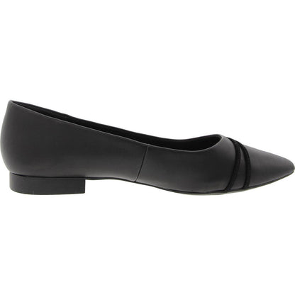 Bella Vita Rhea - Zapatos planos lisos para mujer, talla 7.5 mediana (B,M) / Cuero negro