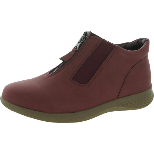 Wanderlust Womens Charlevoix Red Ankle Boots Shoes