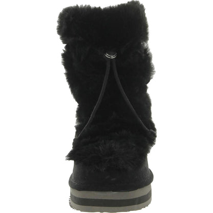 Sun + Stone Womens Remii Faux Suede Fuzzy Winter & Snow Boots Shoes 7