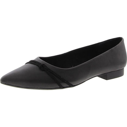 Bella Vita Rhea - Zapatos planos lisos para mujer, talla 7.5 mediana (B,M) / Cuero negro