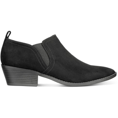 Style & Co. Womens Raniaa Faux Suede Ankle Block Heels Shoes 6