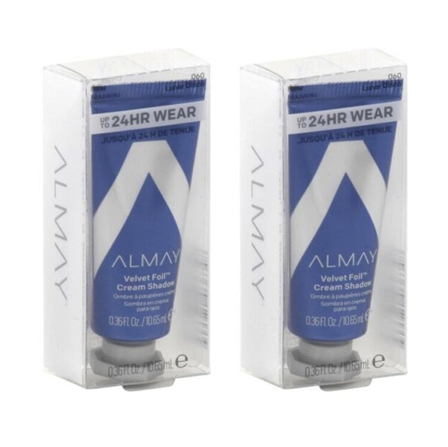 Paquete de 2 sombras de ojos en crema Almay Velvet Foil, Lunar Disco 060
