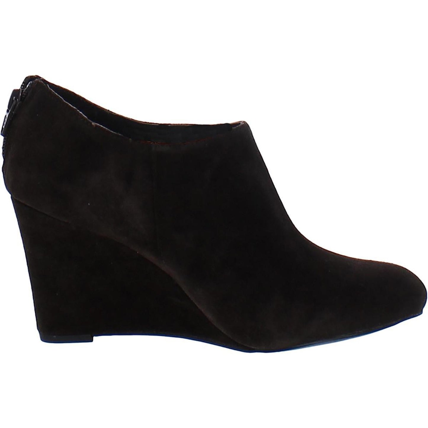 Naturalizer Womens Ella Booties 6.5 Medium (B,M) / Dark Taupe Suede