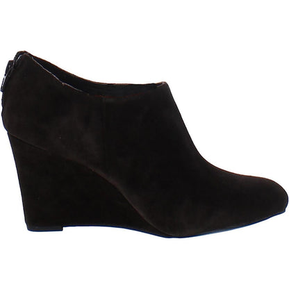 Naturalizer Womens Ella Booties 6.5 Medium (B,M) / Dark Taupe Suede