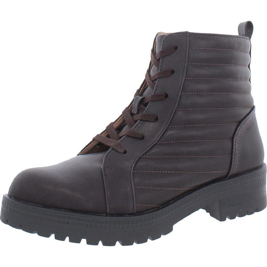 LifeStride Womens Stormy Brown Riding Mid-Calf Boots 8.5 Wide (C,D,W)