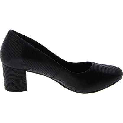 Walking Cradles Womens Jessica Padded Insole Slide On Heels 8.5 Narrow (AA,N) / Black