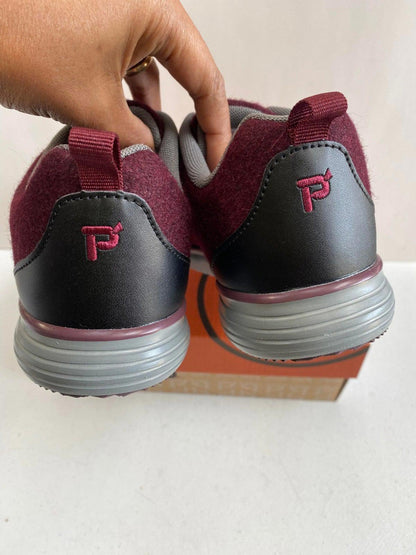Zapatillas deportivas ligeras Propet Travel Fit Prestige para mujer, talla 6 estrecha (AA, N) / Franela burdeos